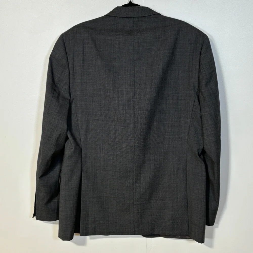 Lauren Ralph Lauren Blazer Men’s Size 44L Gray Wool Two Button Front Pockets